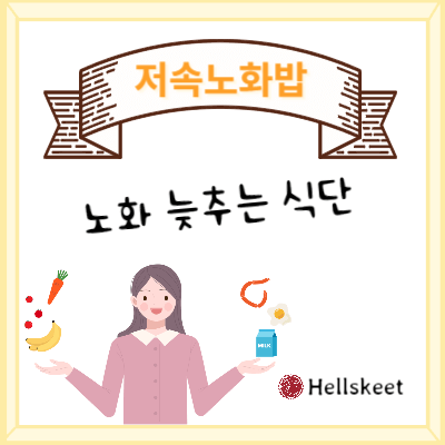 저속노화밥 노화 늦추는 식단